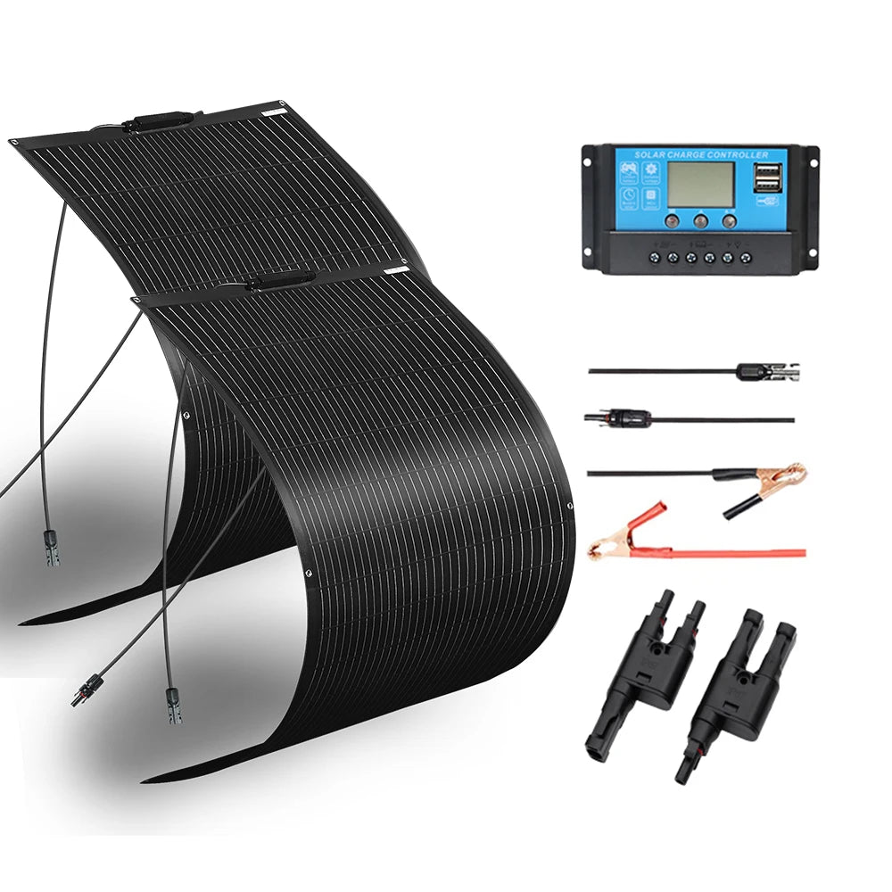 120/240W Flexible Solar Panel kit