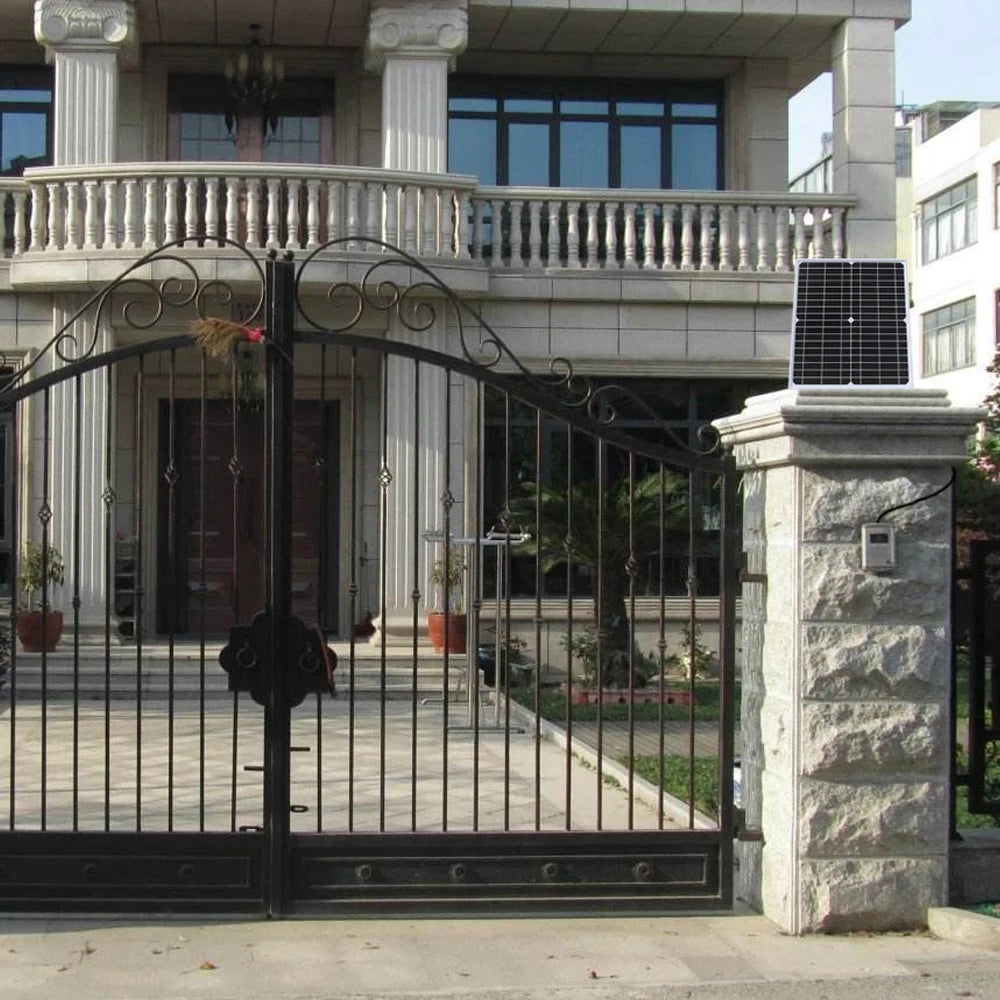 solar panel front gate position