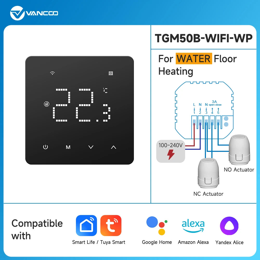 Water floor heating TGM50B Smart WIFI Thermostat