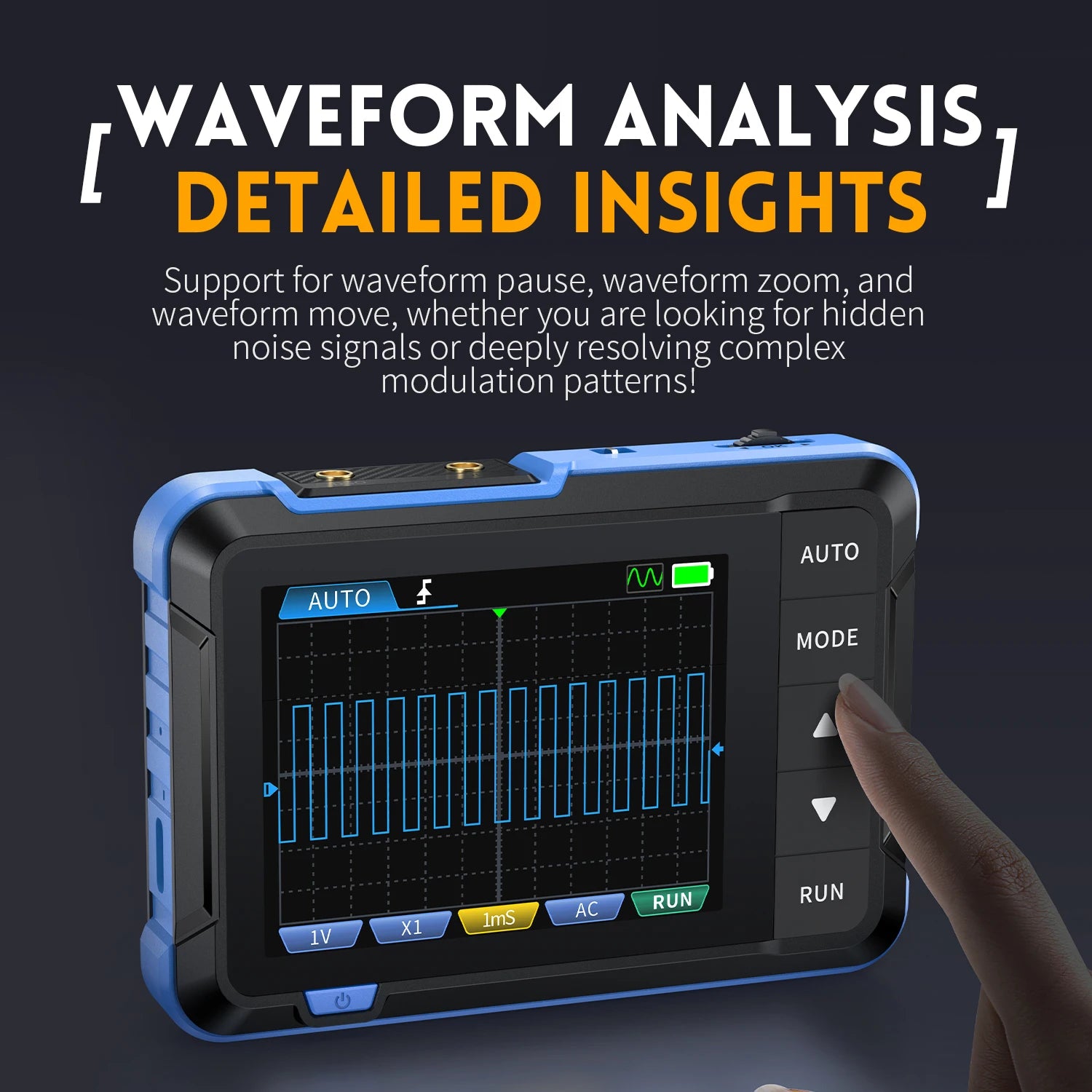 FNIRSI DSO153 Digital Portable Oscilloscope Signal Generator waveform