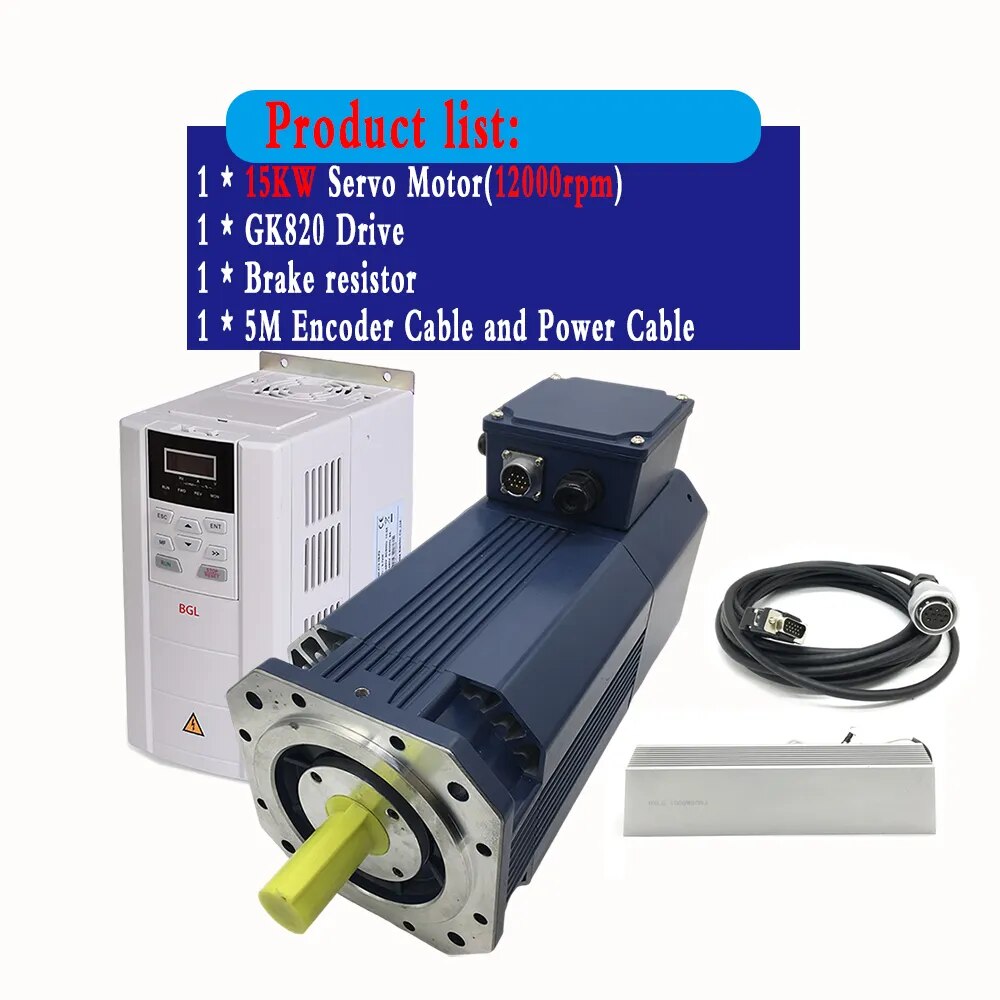 servo Spindle motor driver 12000rpm product list kit 